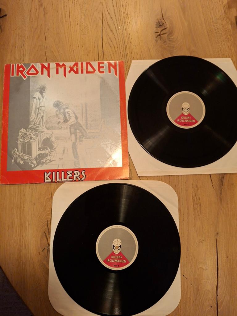 Iron maiden- killers , 2 lp bootleg 1981, Ophalen of Verzenden, Zo goed als nieuw, 12 inch, Poprock