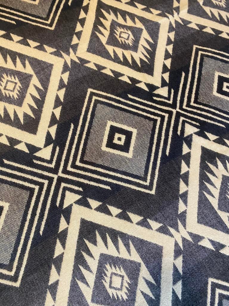 Groot nieuw Alpaca kleed (crème-zwart-grijs)., Huis en Inrichting, Woonaccessoires | Plaids en Woondekens, Ophalen of Verzenden