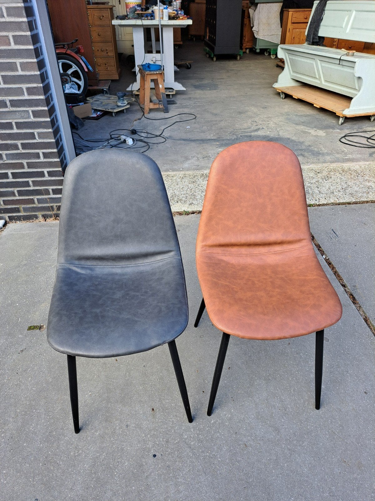 2 stoelen skai zgan, Huis en Inrichting, Stoelen, Ophalen, Overige materialen, Twee, Overige kleuren