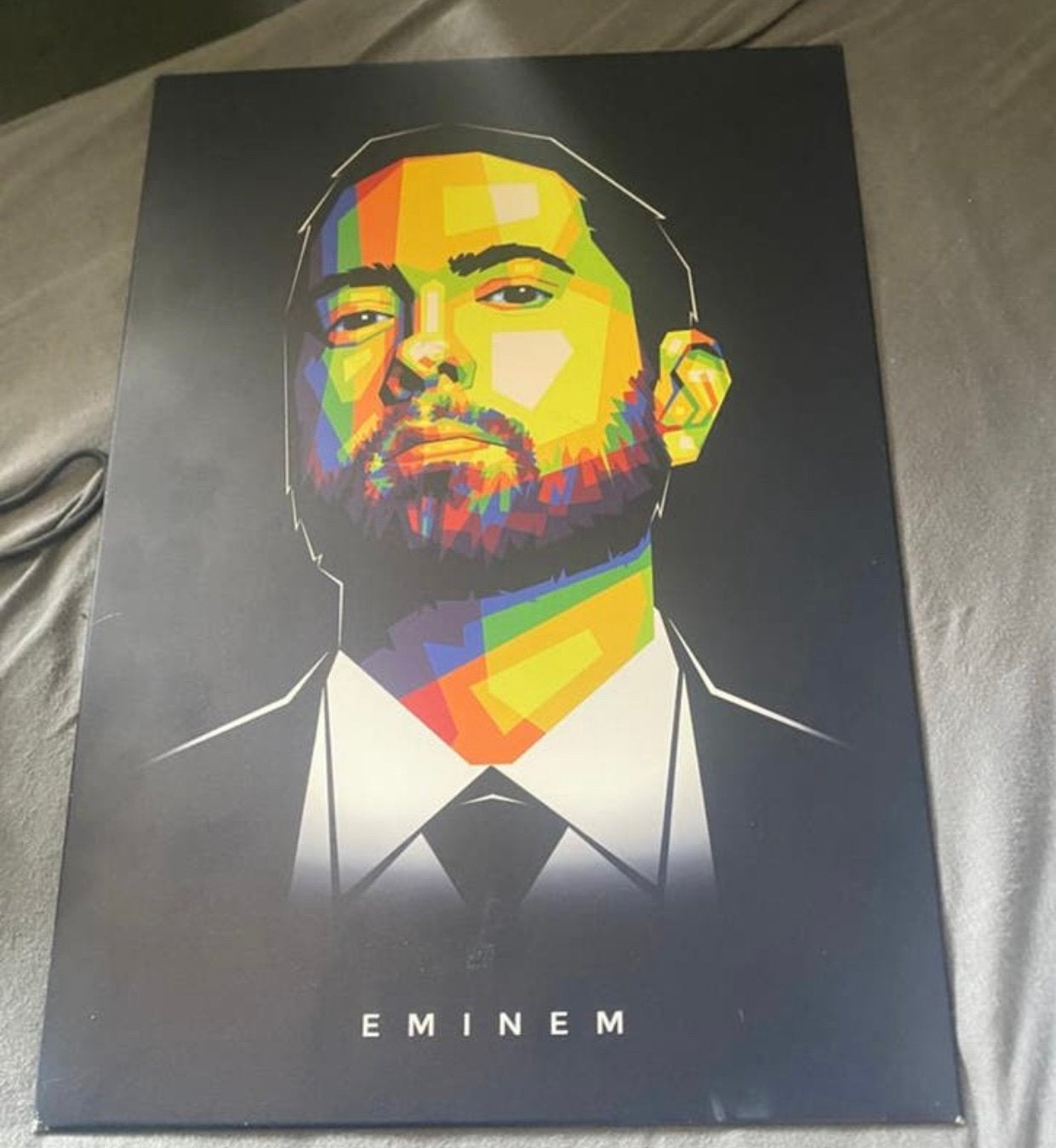 Eminem Displate, Rechthoekig Staand, Ophalen of Verzenden, Zo goed als nieuw, A1 t/m A3