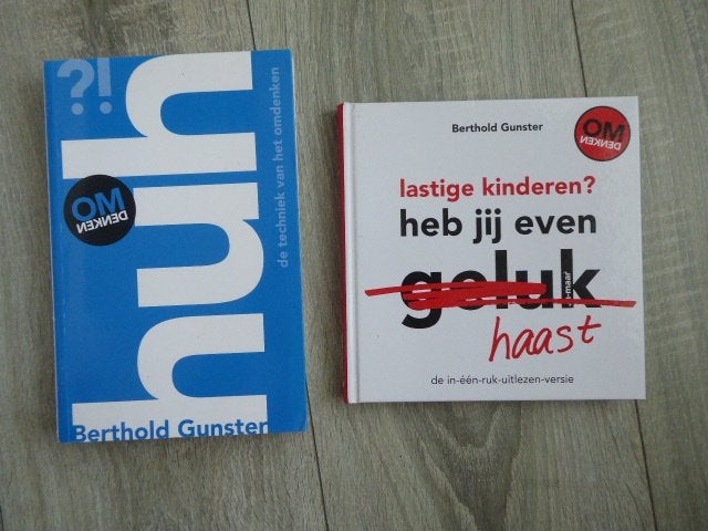 2x Bertold GUNSTER  Huh ?!  LASTIGE KINDEREN? ... haast, Ophalen of Verzenden, Zo goed als nieuw, Ontwikkelingspsychologie, Bertold Gunster