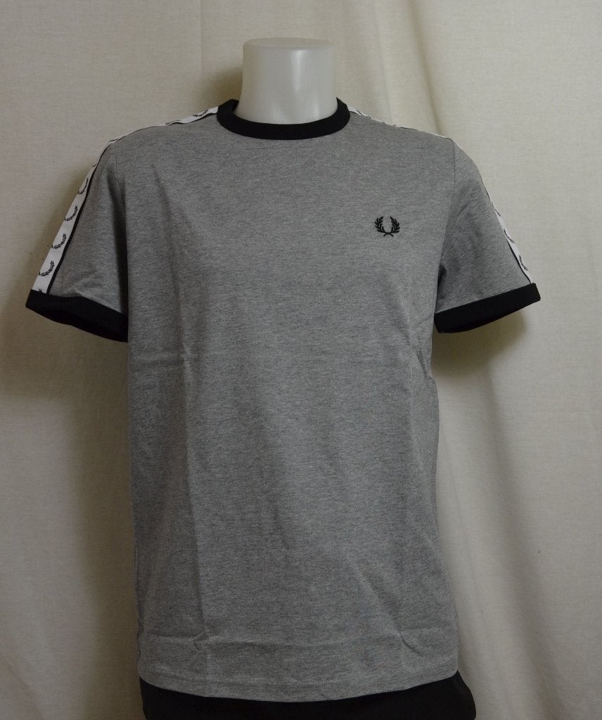 t-shirt fred perry taped grijs maat M, L, XL, XXL en XXXL, Kleding | Heren, T-shirts, Nieuw, Overige maten, Ophalen of Verzenden
