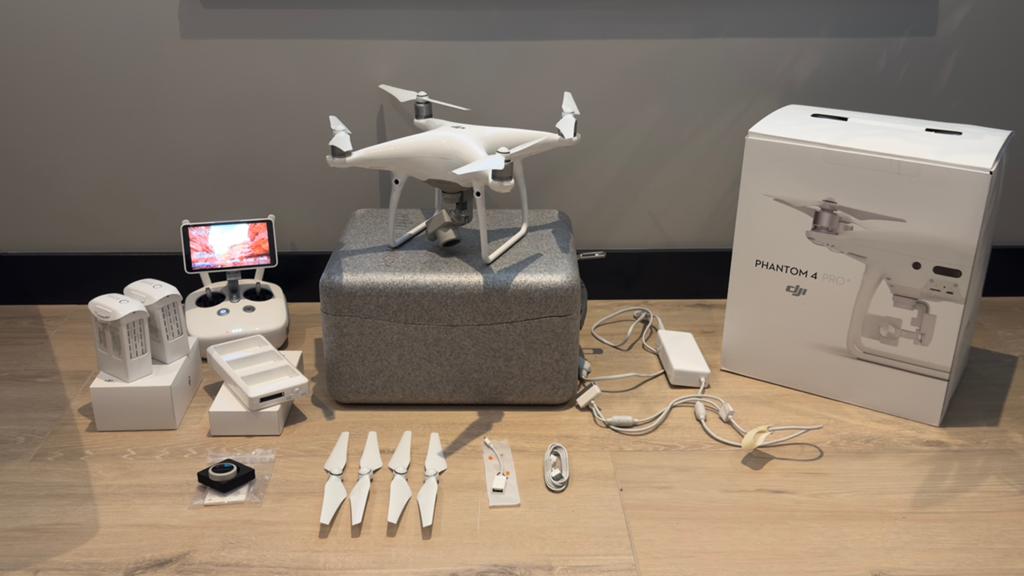 Drone DJI Phantom 4 Pro+, Audio, Tv en Foto, Drones, Zo goed als nieuw, Cameradrone, Topkwaliteit, DJI, Ophalen