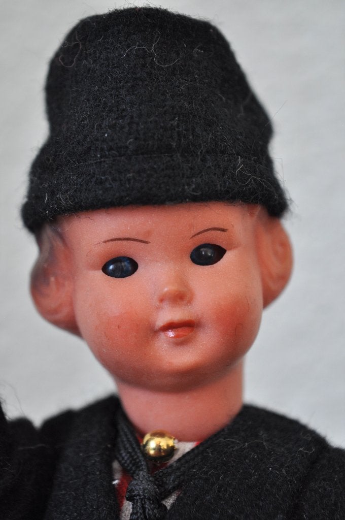 Vintage Pop Boertje Zandvoort 18 cm, Ophalen of Verzenden, Gebruikt, Pop