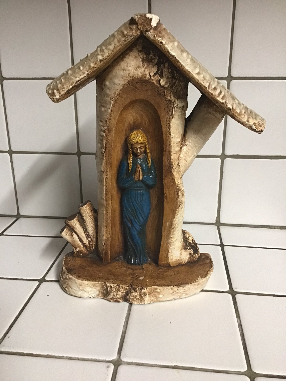Vintage kapelletje met Maria, Ophalen of Verzenden