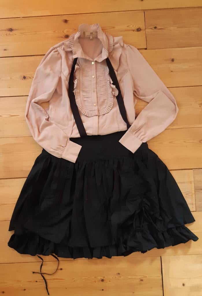 Rok met blouse western gypsy look, Maat 38/40 (M), Overige typen, Goldie Estelle, Overige kleuren