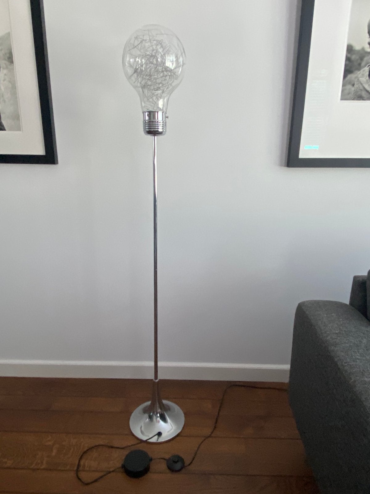 Leuke “Willie Wortel” lamp voor op kinderkamer., Ophalen, GU10, Zo goed als nieuw, Glas