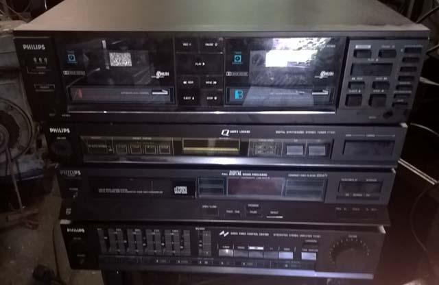 Philips stereoset FA564, FC563, FT561 CD471, Ophalen of Verzenden, Refurbished, Cassettedeck, Philips