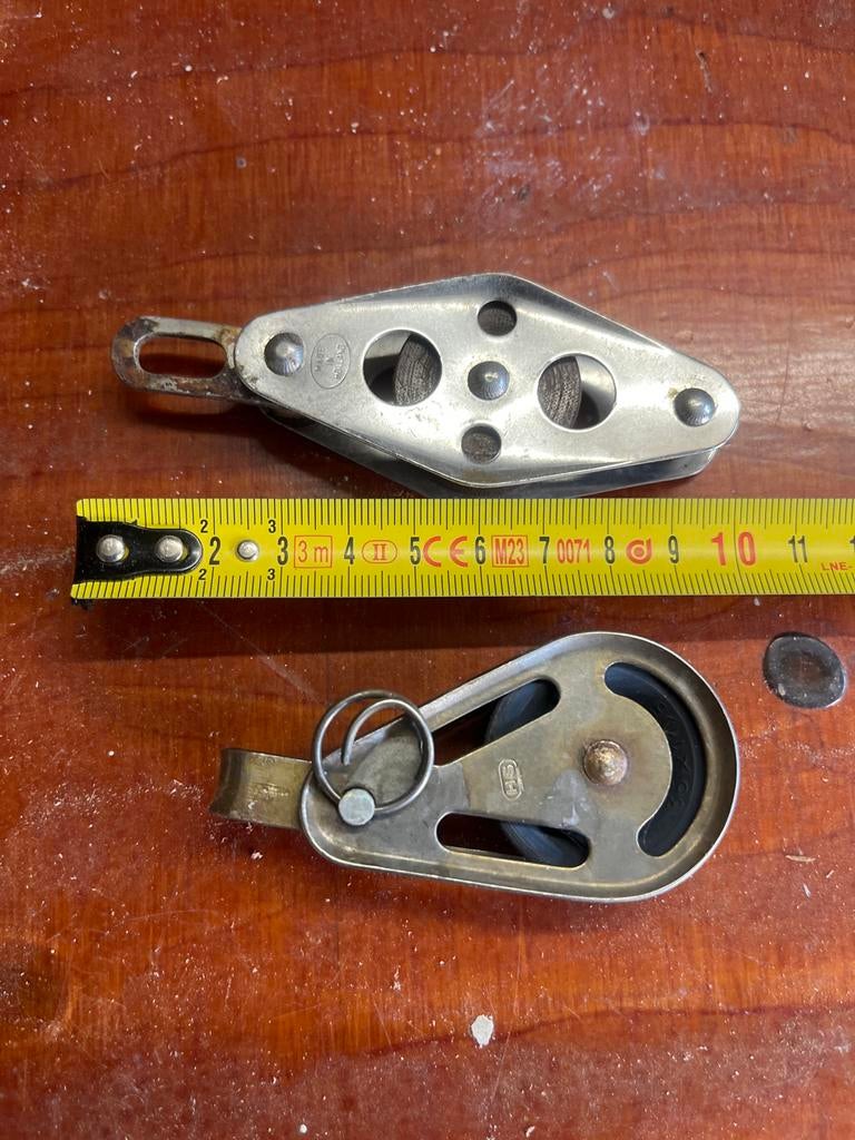 Gebruikte Katrolletjes voor boot of zeilboot, Ophalen of Verzenden, Gebruikt, Lijn of Blok