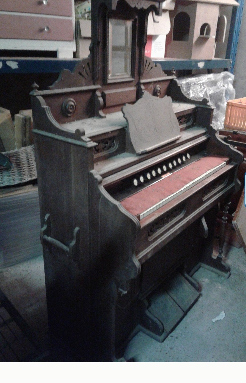 Antiek orgel te koop., Ophalen, Gebruikt, 2 klavieren, Orgel