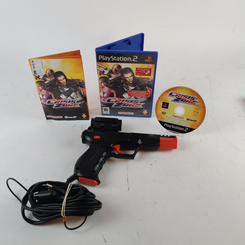 Crisis zone ps2 + gun || Nu voor €39.99!, Spelcomputers en Games, Shooter, 1 speler, Ophalen of Verzenden, Zo goed als nieuw