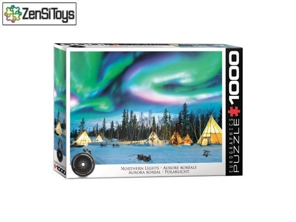 eurographics northern lights 1000 stukjes €16,95, Ophalen of Verzenden, 500 t/m 1500 stukjes
