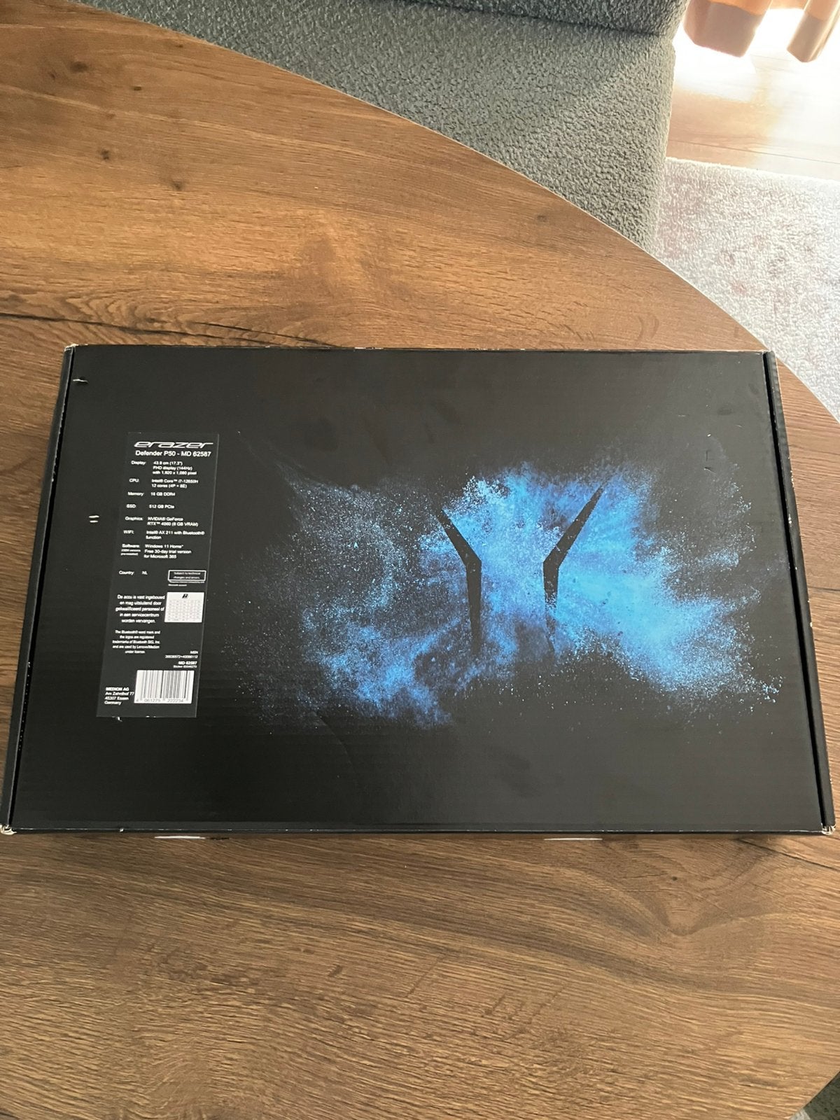 ERAZER Defender P50 Gaming Laptop – i7-12650H / RTX 4060, Computers en Software, Met videokaart, Qwerty, Erazer Medion, Intel® Core™ i7 