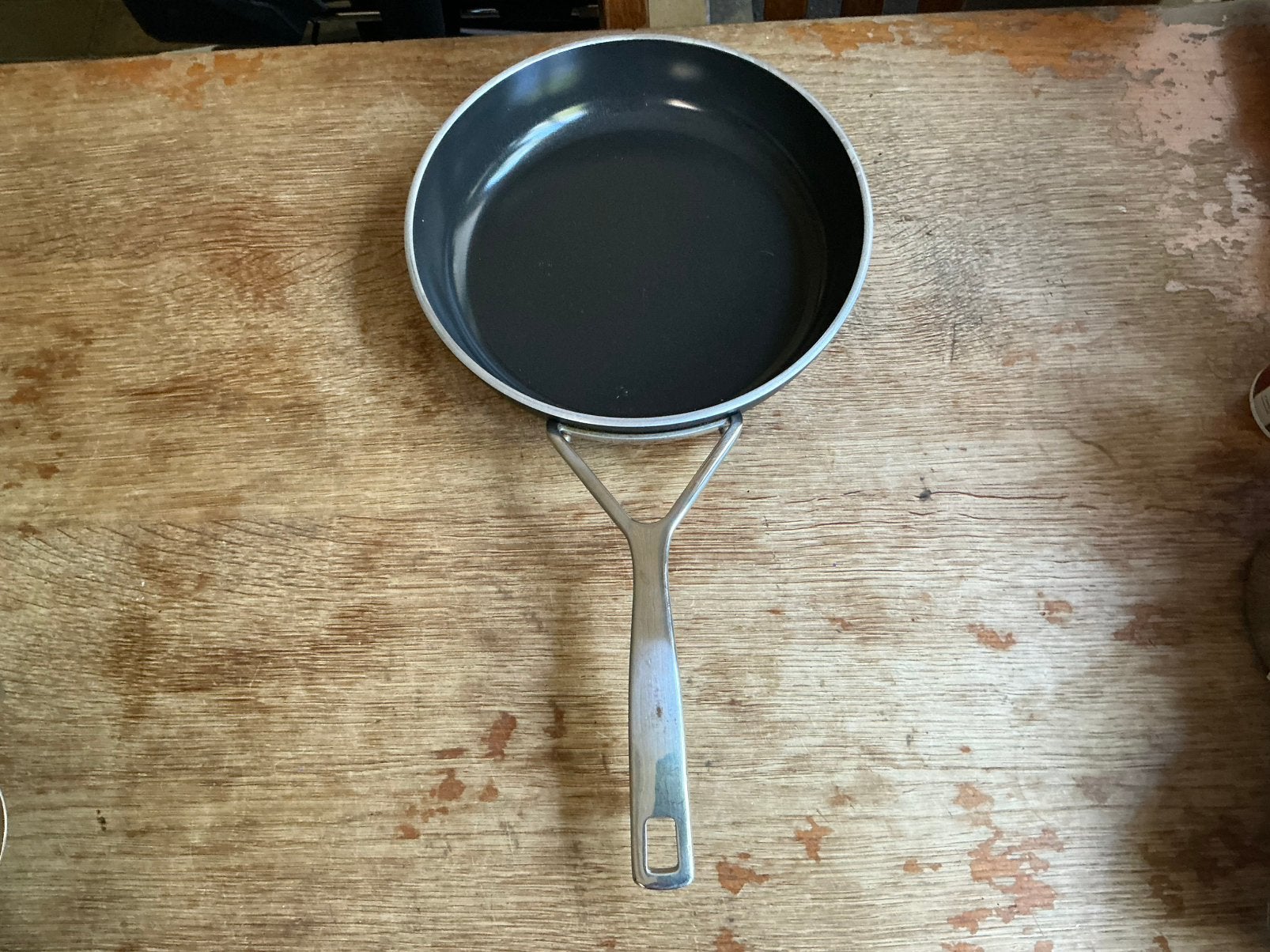 Demeyere koekenpan(24 cm), Huis en Inrichting, Ophalen, Gebruikt, Rvs, Koekenpan