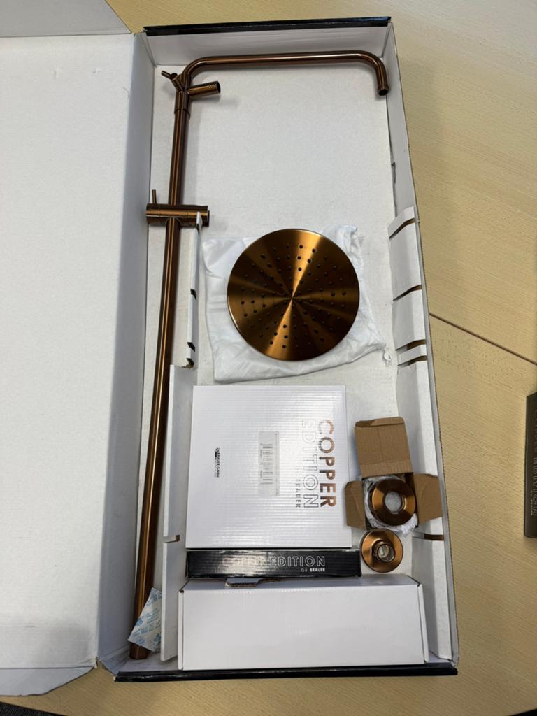 Brauer regendouche + thermostaat, Ophalen, Douche