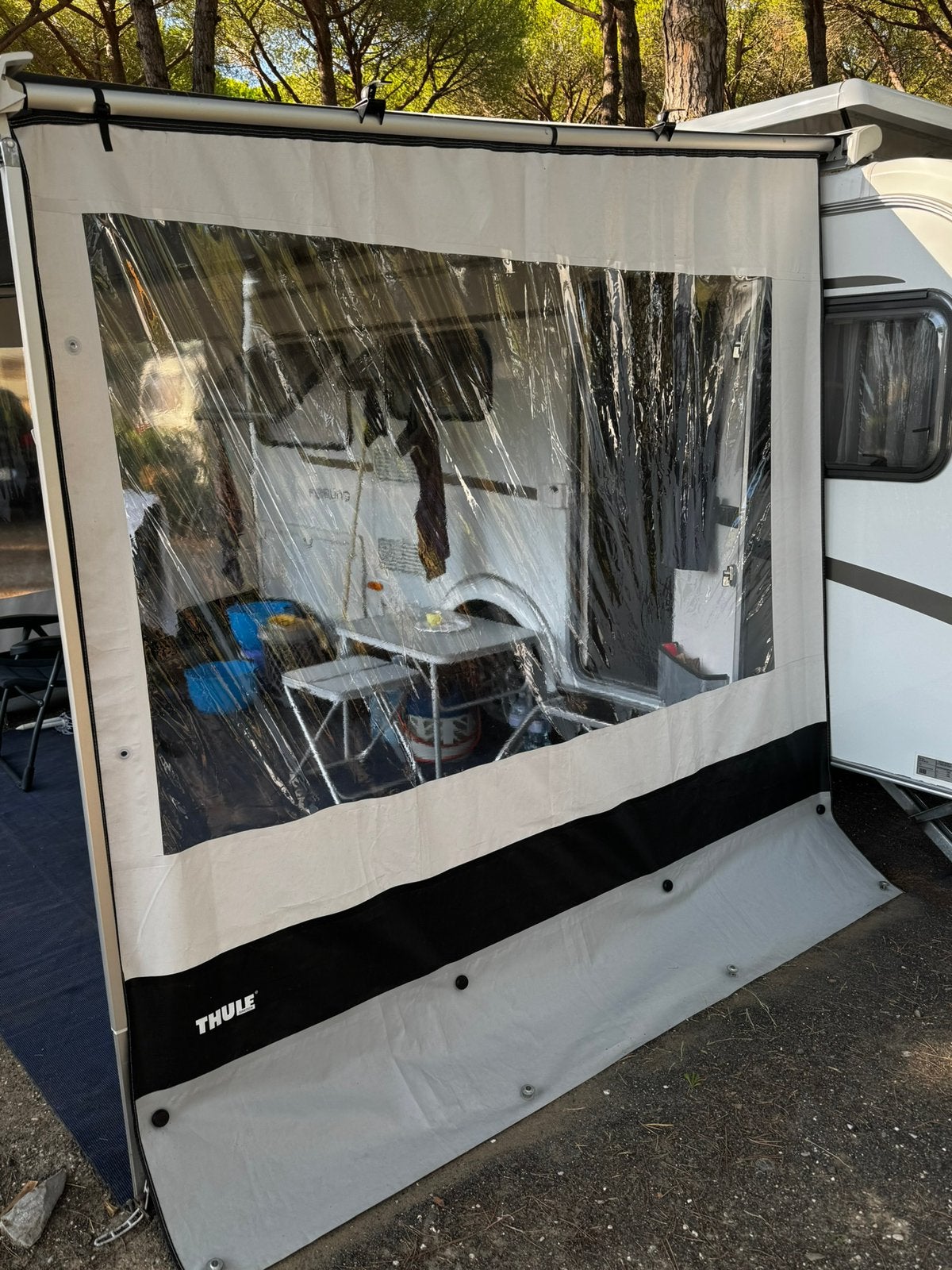 Thule rainblocker zijwand (2 stuks), Ophalen of Verzenden, Zo goed als nieuw