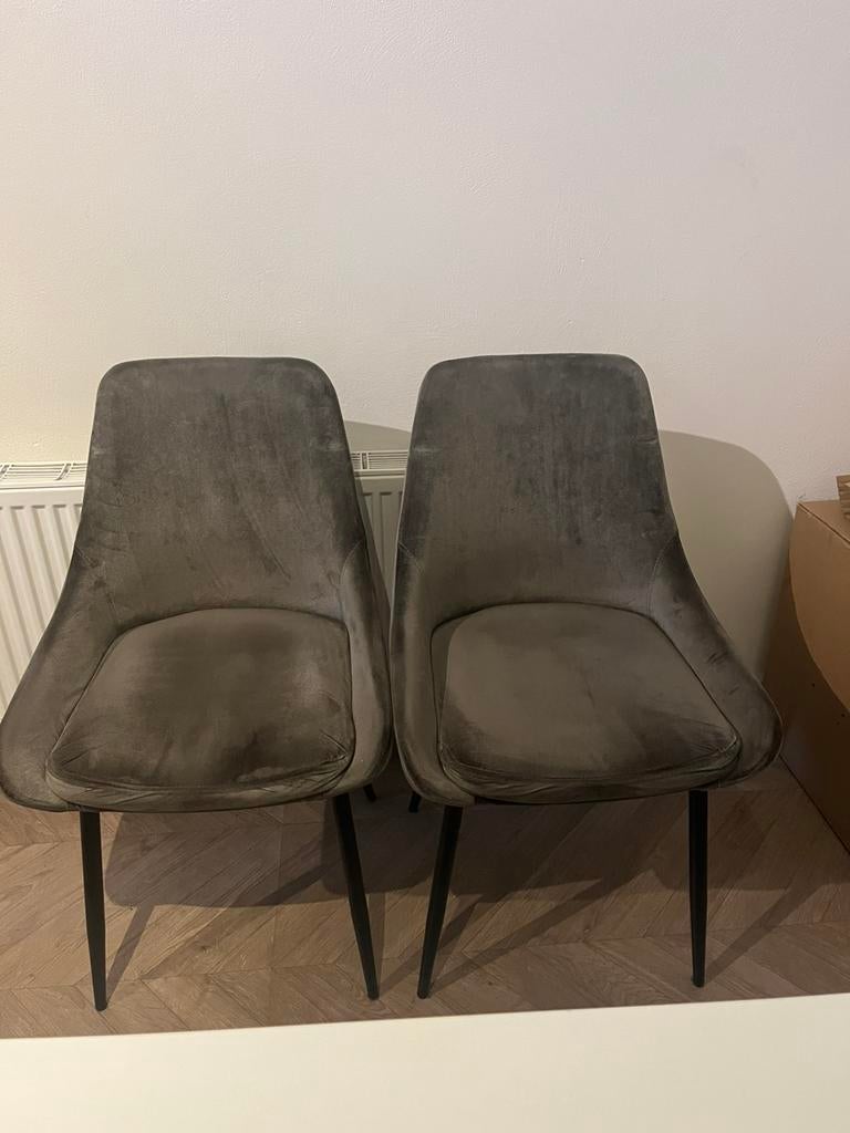 2 (nieuwe) stuks eetkamerstoel Lex Leenbakker, Ophalen, Twee, Nieuw, Stof