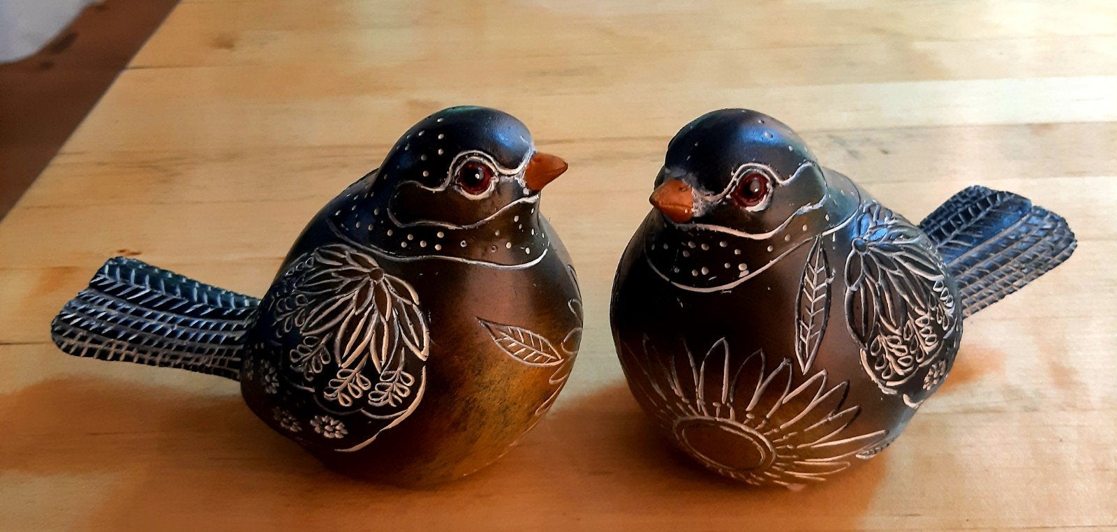aparte nieuwe vogels decoratie polystone., Overige materialen, Nieuw, Ophalen of Verzenden, Landelijk