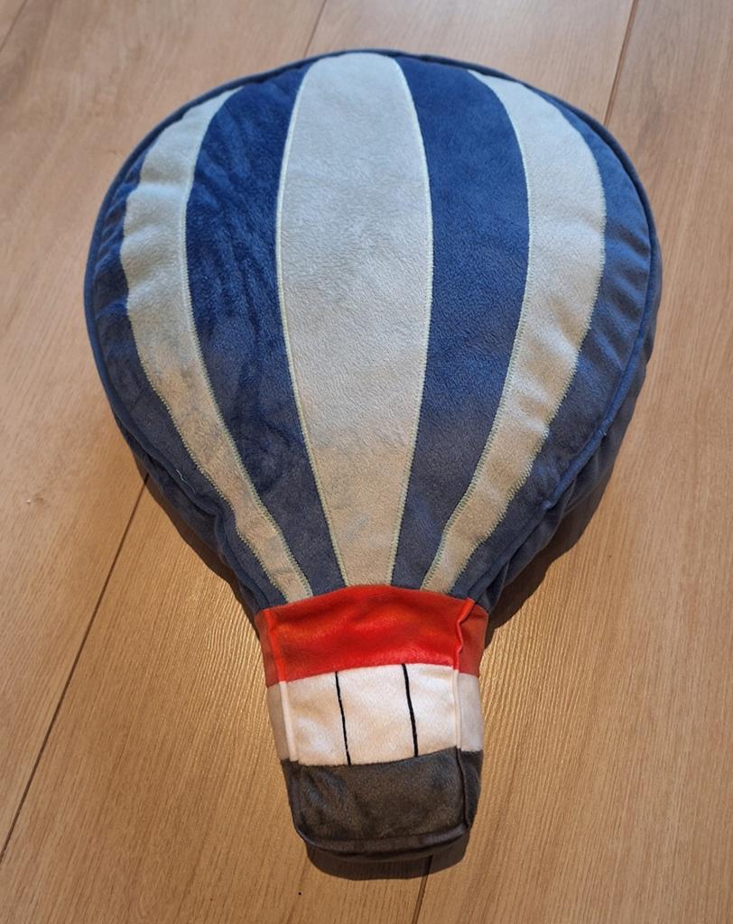 Luchtballon kussen, Kinderen en Baby's, Kinderkamer | Inrichting en Decoratie, Ophalen of Verzenden, Zo goed als nieuw, Kleed of Kussen