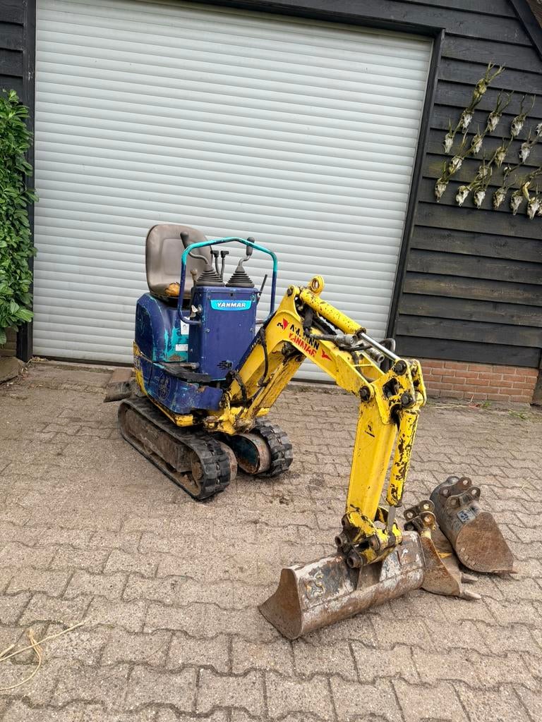 Yanmar sv mini graafmachine mini graver MARGE! 56 breed smal, Ophalen of Verzenden, Graafmachine