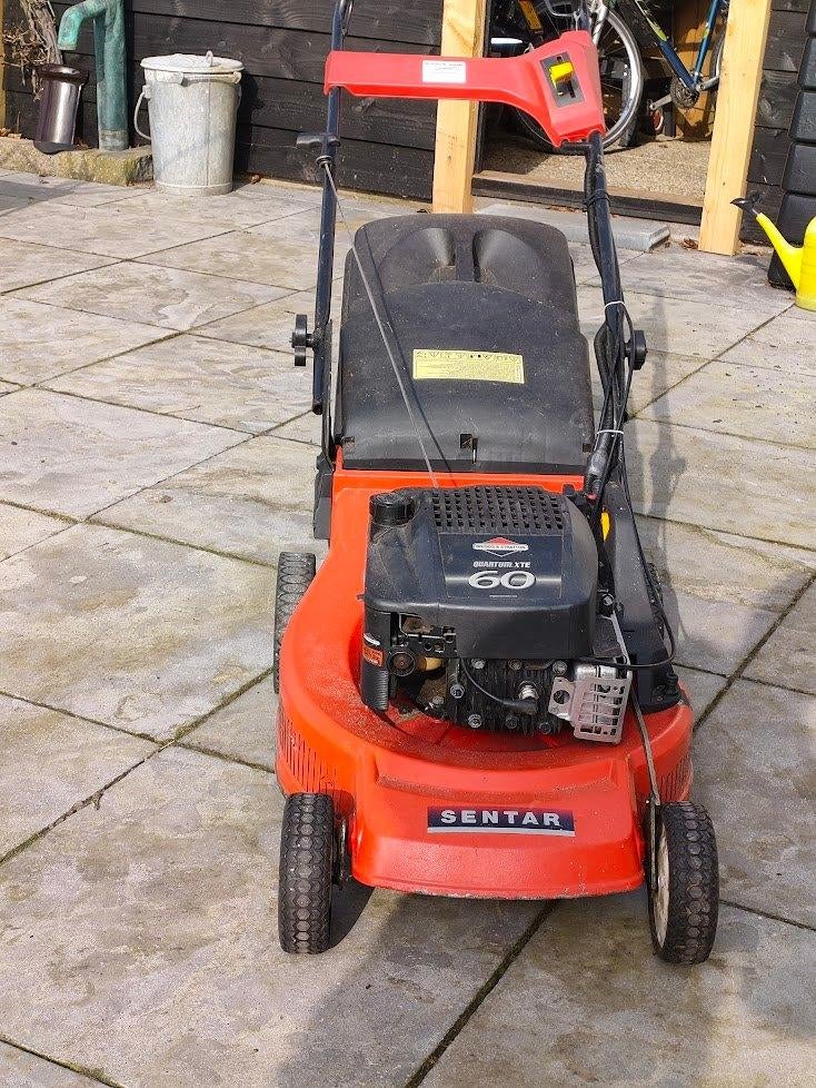 grasmaaier, Ophalen, Cirkelmaaier, Gebruikt, Opvangbak