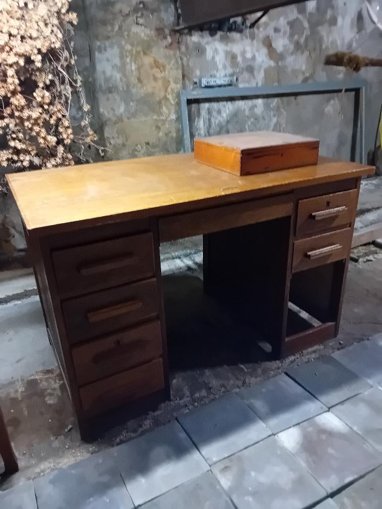 Bureau, Huis en Inrichting, Ophalen, Overige typen, Gebruikt, Hout