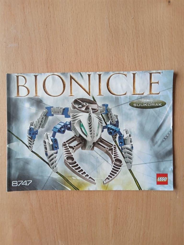 LEGO Bionicle 8747 Visorak Suukorak BOEKJE, Gebruikt, Bionicle, Lego, Accessoire