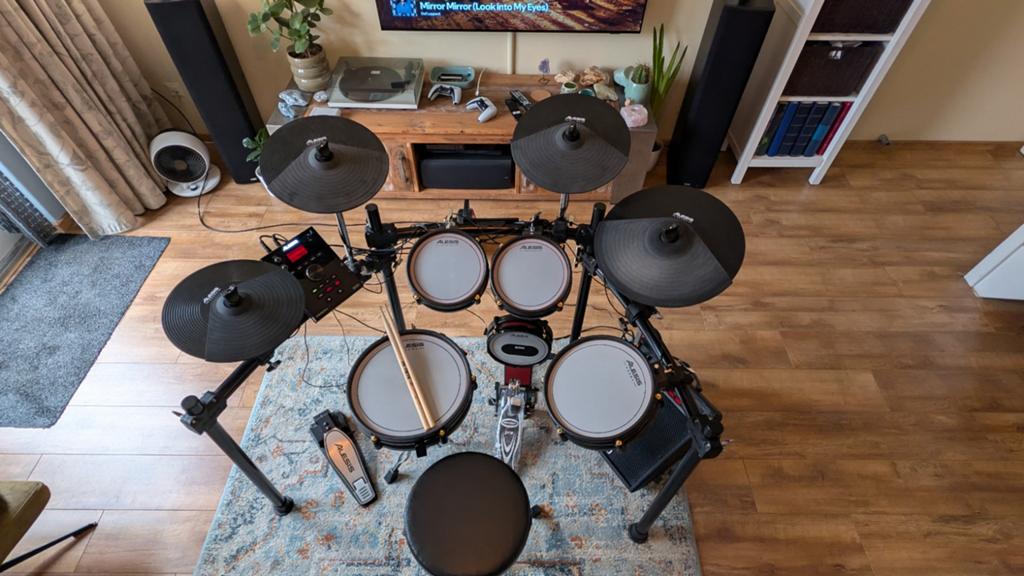 Alesis Crimson II SE Edrum met pedaal en Laney drumhub, Muziek en Instrumenten, Drumstellen en Slagwerk, Ophalen, Gebruikt, Overige merken