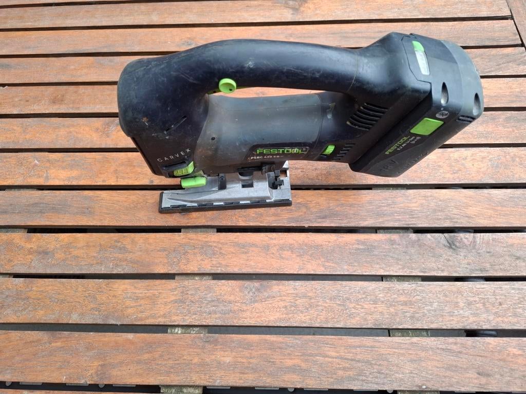 Festool 18v, Ophalen, Minder dan 600 watt, Decoupeerzaag, 30 tot 70 mm