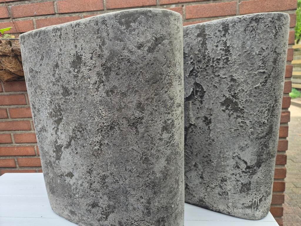 Licht betonnen bakken , prijs is per set!!  Koopje, Steen, Overige kleuren, 50 tot 75 cm, Nieuw