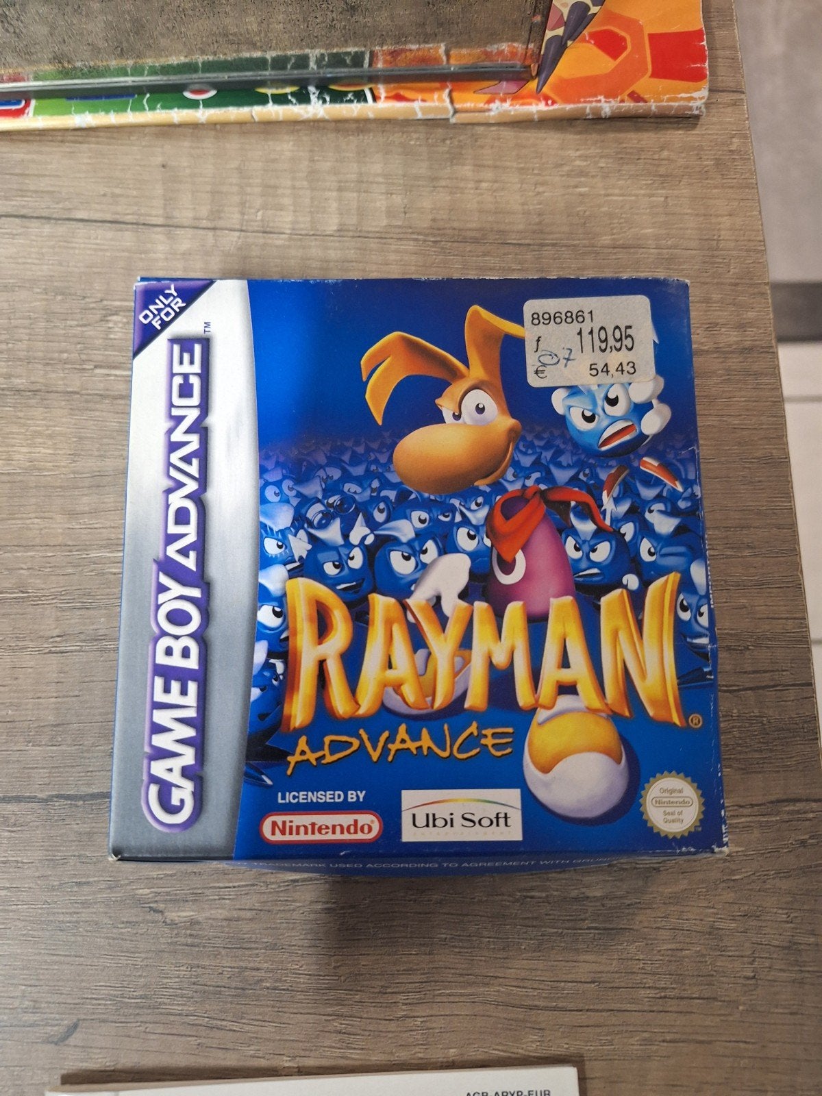 Rayman Advance - Game Boy Advance (GBA) uit 1995, Spelcomputers en Games, 1 speler, Ophalen of Verzenden, Zo goed als nieuw, Vanaf 3 jaar
