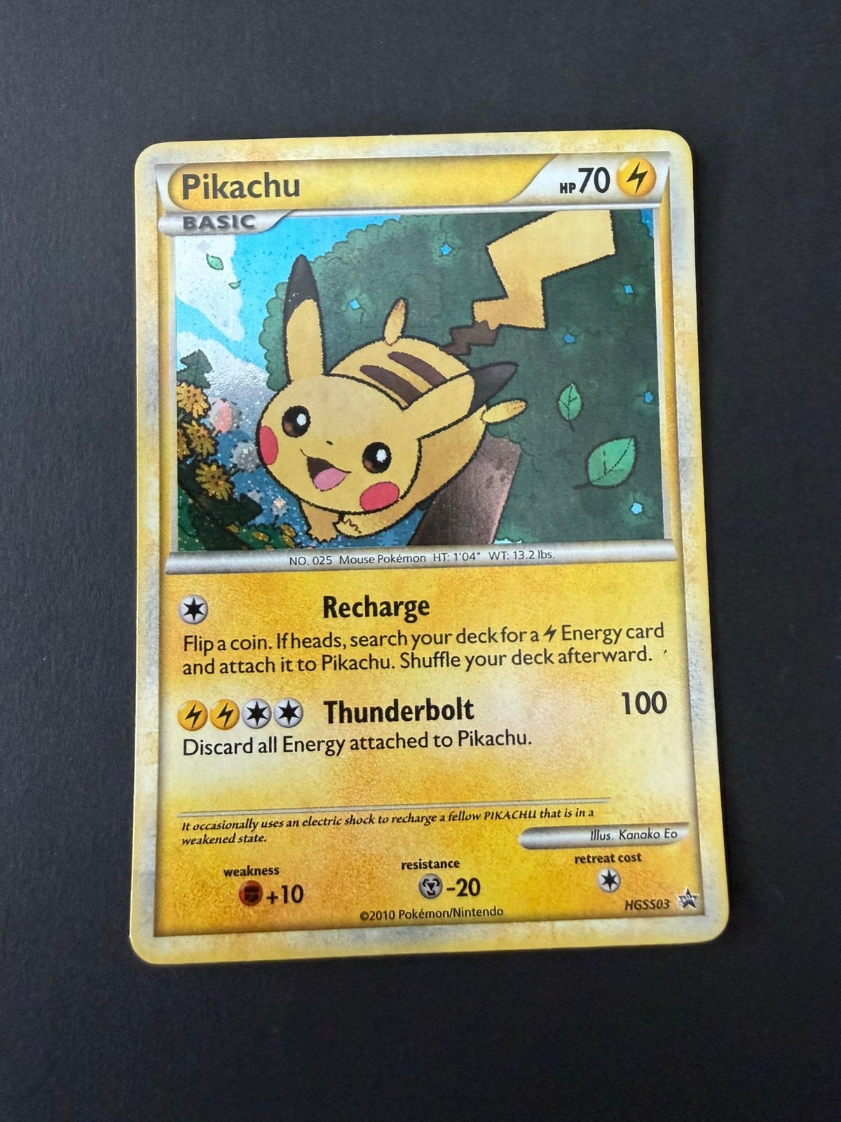 HGSS03 Pikachu promo, Ophalen of Verzenden, Gebruikt, Losse kaart