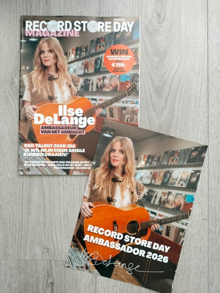 Record Store Day 2026 magazine Ilse DeLange  + A5 pagina, Ophalen of Verzenden, Zo goed als nieuw, Boek, Tijdschrift of Artikel