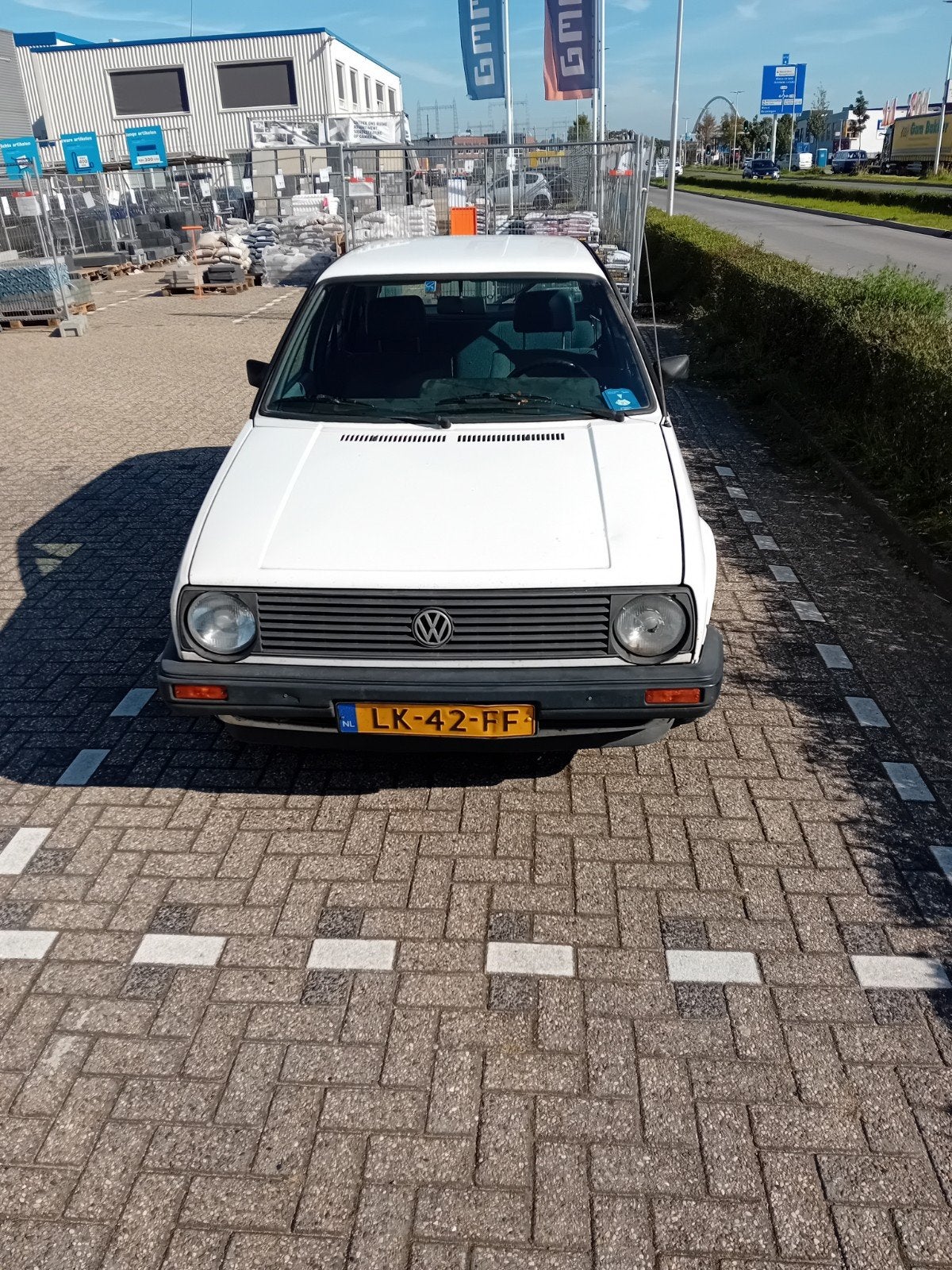 Volkswagen Golf 1.3 CL 40KW 1984 Wit belastingvrij, Voorwielaandrijving, 841 kg, 54 pk, 4 cilinders