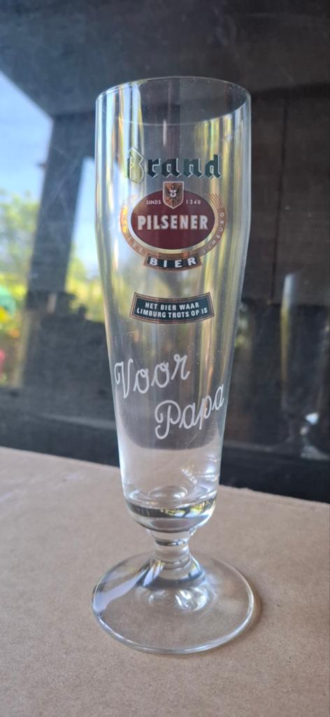 Brand Bier vaderdag bierglas, Ophalen of Verzenden, Zo goed als nieuw, Glas of Glazen, Brand