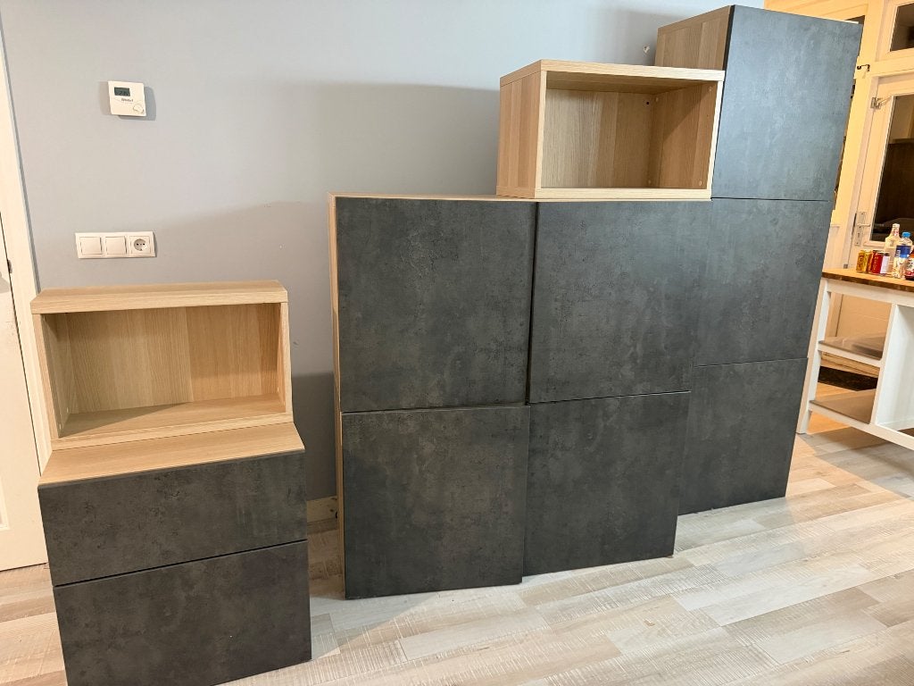 Ikea Besta Buffetkasten, Ophalen, 50 tot 100 cm, Zo goed als nieuw, 150 tot 200 cm