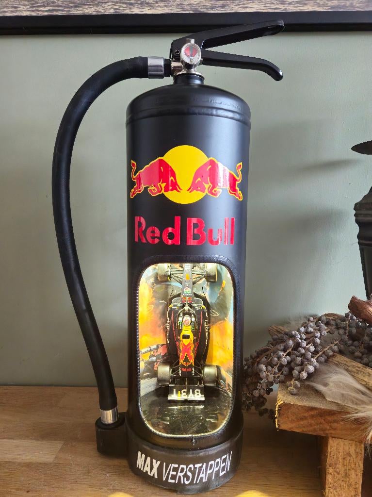 F1 decoratieve brandblusser lamp, mancave, Ophalen of Verzenden, Nieuw, Minder dan 50 cm
