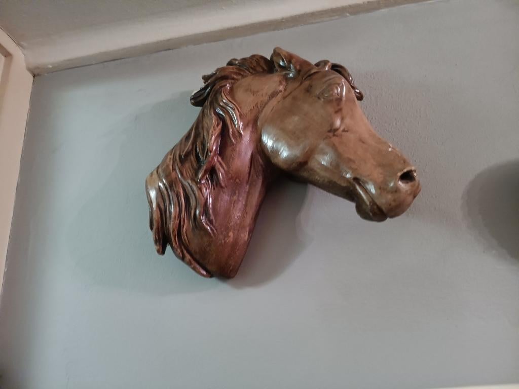 Vintage Paardenhoofd Muurdecoratie, Ophalen of Verzenden