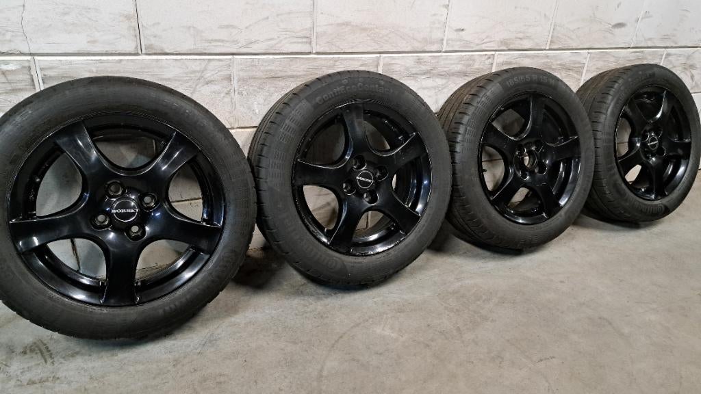Borbet velgen Swift Baleno Liana Ignis Materia YRV 185/55/15, Auto-onderdelen, Banden en Velgen, Gebruikt, 15 inch, Banden en Velgen