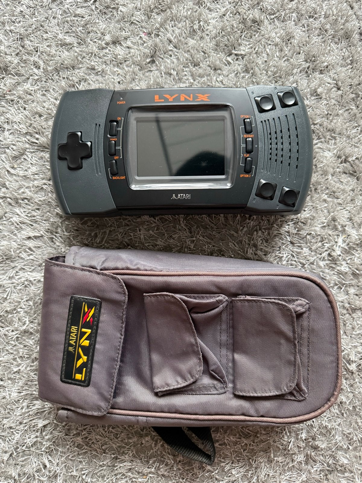 Atari Lynx II + originele Atari hoes – ongetest, Spelcomputers en Games, Gebruikt, Ophalen of Verzenden, Zonder controller, Atari Lynx