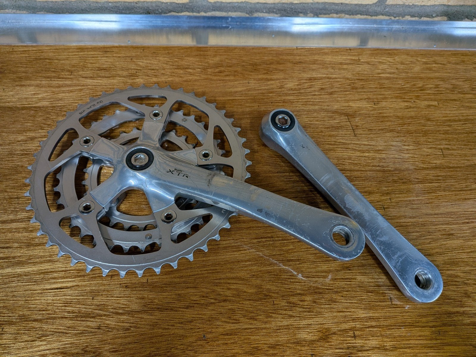 Shimano XTR FC-M900 crankset, Crankstel of Pedalen, Gebruikt, Ophalen of Verzenden, Shimano XTR