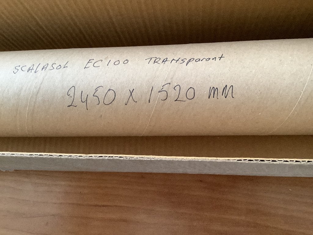Transparante isolerende raamfolie, Doe-het-zelf en Verbouw, Gevelraam of Ruit, Nieuw, 120 tot 160 cm, 160 cm of meer