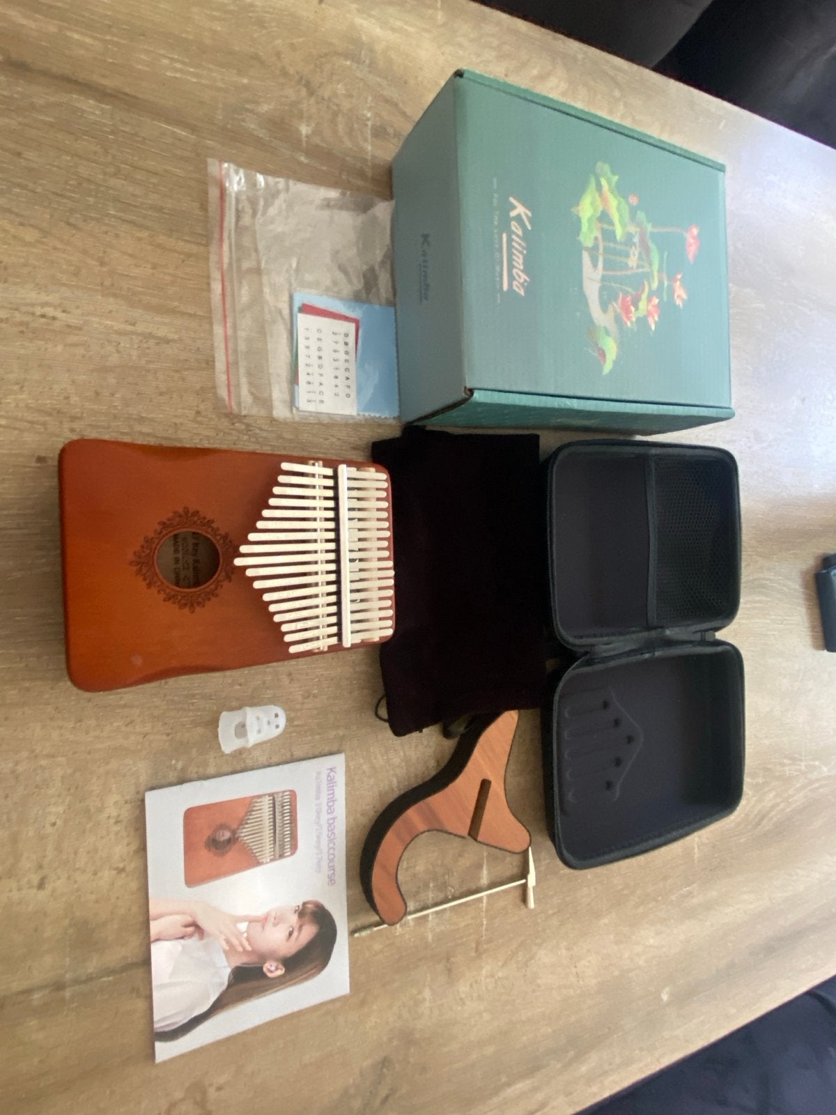 Kalimba met accessoires - Zo goed als nieuw, Ophalen, Zo goed als nieuw