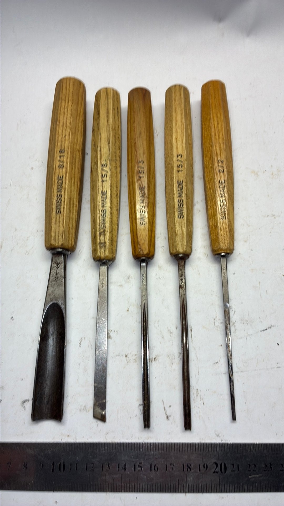 5 pfeil gutsen ( swiss made guts beitels ), Ophalen of Verzenden, Meerdere media