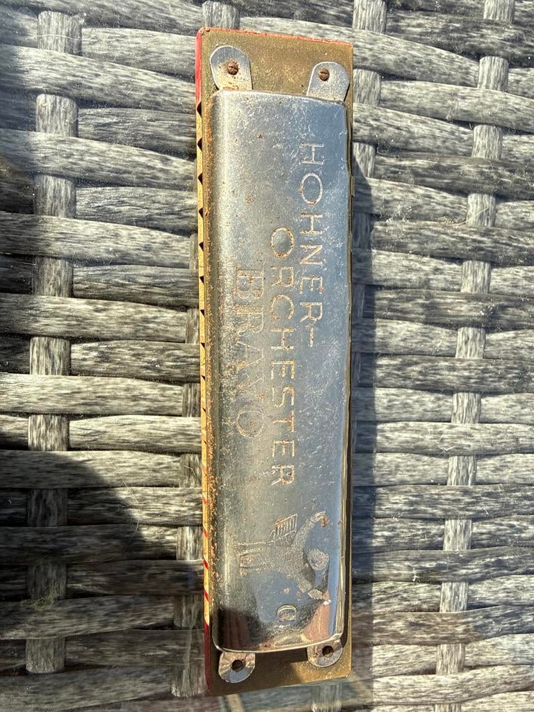 Hohner Orchester Bravo mondharmonica, Muziek en Instrumenten, Blaasinstrumenten | Mondharmonica's, Ophalen of Verzenden, Gebruikt