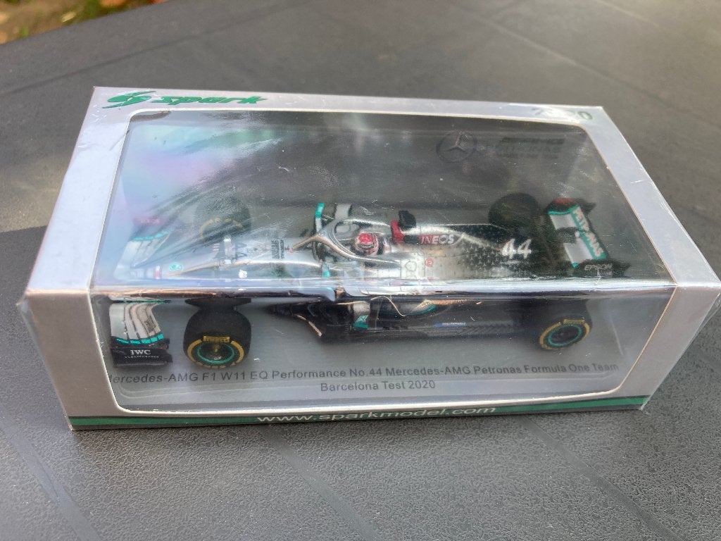 ✅ Lewis Hamilton 1:43 Barcelona Test 2020 W11 Spark S6450, Ophalen of Verzenden, Nieuw, Formule 1