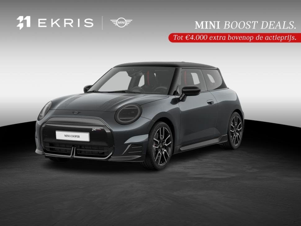 MINI 3-Deurs Cooper E John Cooper Works | Pakket M | Panoram, Auto's, Mini, Stof, 41 kWh, 4 stoelen, Nieuw