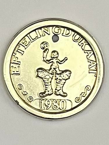Efteling Dukaat 1980 klein duimpje, Ophalen of Verzenden, Zo goed als nieuw, Overige typen