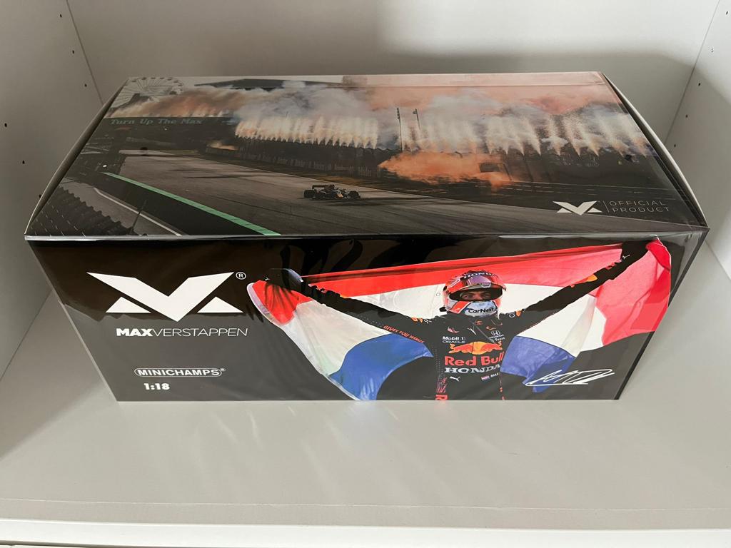 Verstappen Zandvoort 1/18 2021 Minichamps, Hobby en Vrije tijd, Modelauto's | 1:18, Ophalen of Verzenden, Nieuw, Overige merken