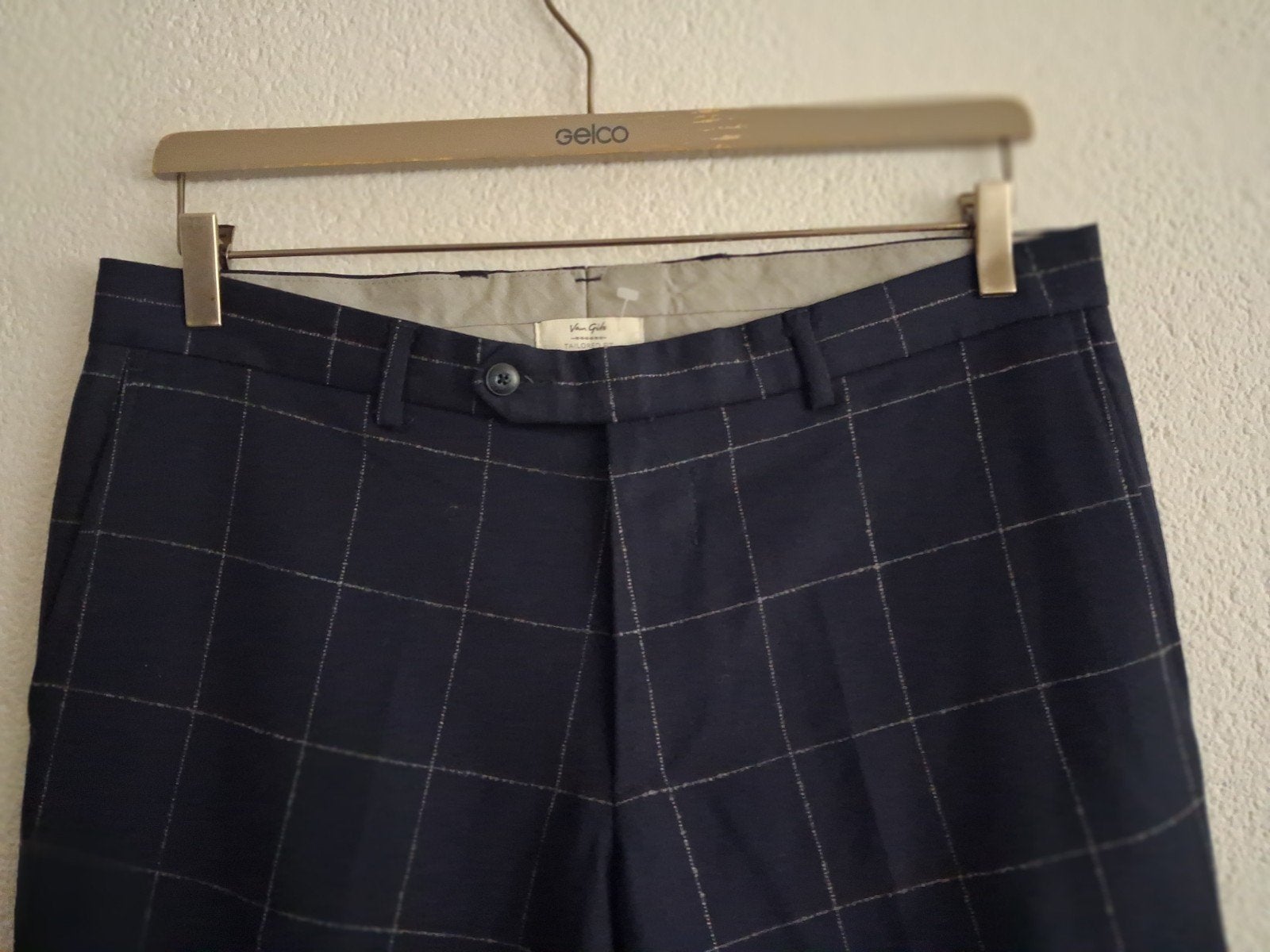 Van Gils Elray heren pantalon - Maat 48/50 (M), Zo goed als nieuw, Maat 48/50 (M), Blauw, Van Gils